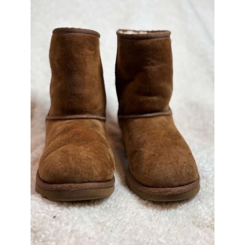 Kids UGG Australia Brown‎ Suede Sheepskin Lined Boots Size [SIZE] 4